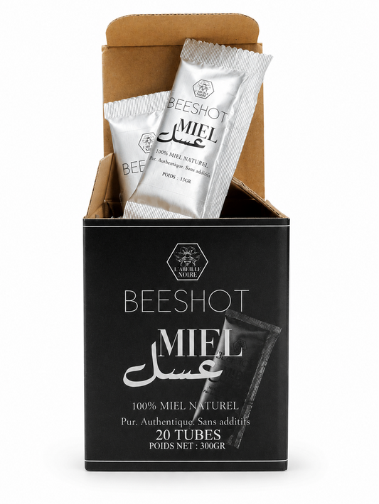 BEESHOT – Coffret de 20 tubes
de Miel